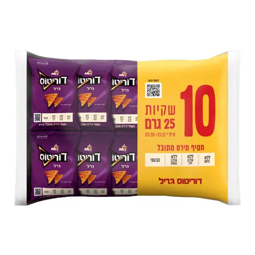 מ. דוריטוס גריל 10*25 ג 8 יח