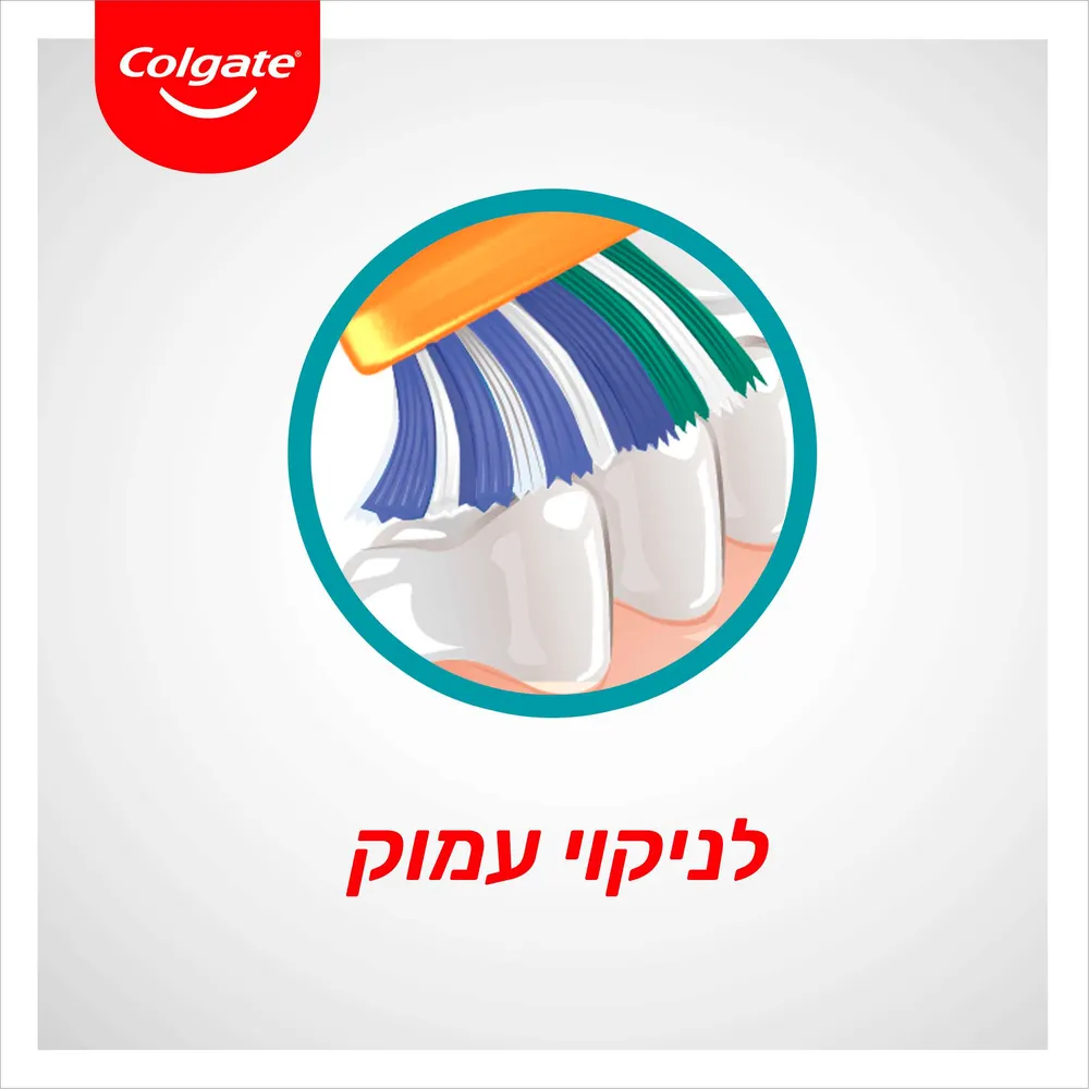 קולגייט מברשת טריפל אקשן רביעייה