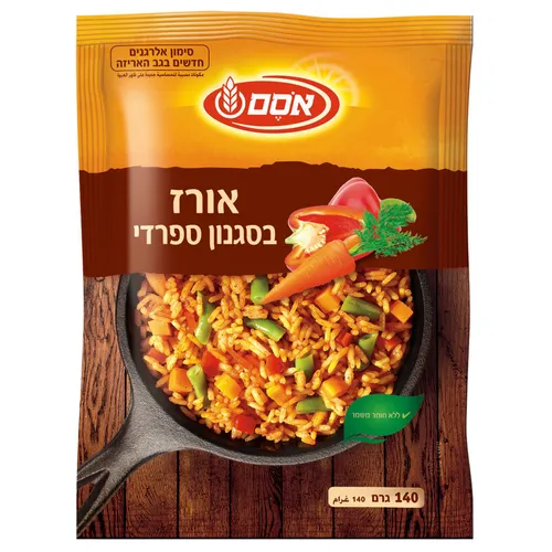 אסם אורז ספרדי 6*140ג