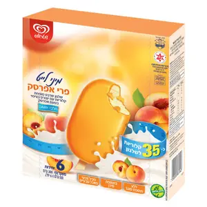 שלגוני מיני לייט יוגורט אפרסק מאגדת 6 יח'