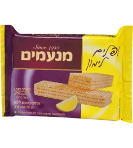 וופל לימון "מנעמית" 200 גר'