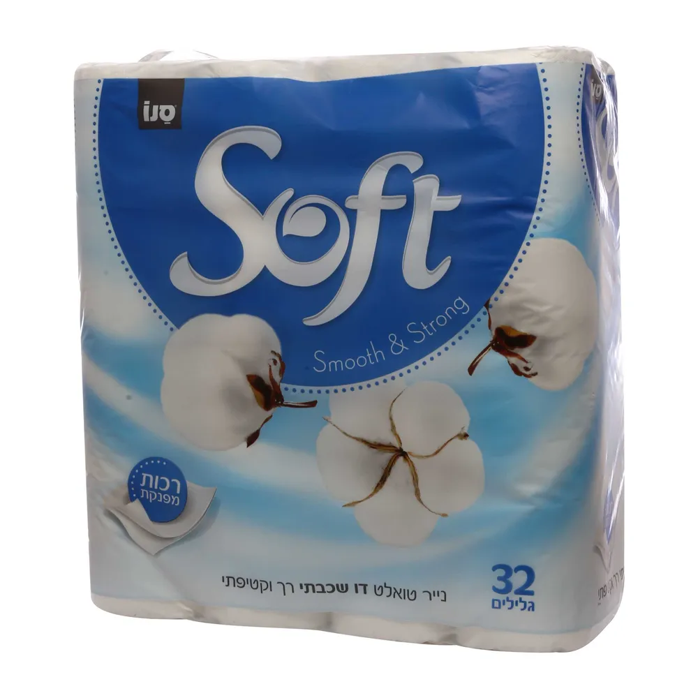 נייר טואלט סופט סילק לבן 32 ג