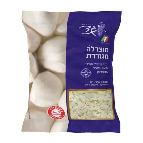 מוצרלה מגוררת 18%