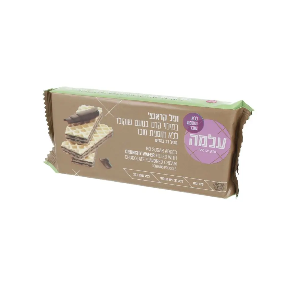 ופל קראנצ' במילוי קרם בטעם שוקולד