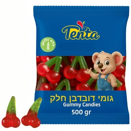 טטו גומי דובדבן חלק 500 גרם