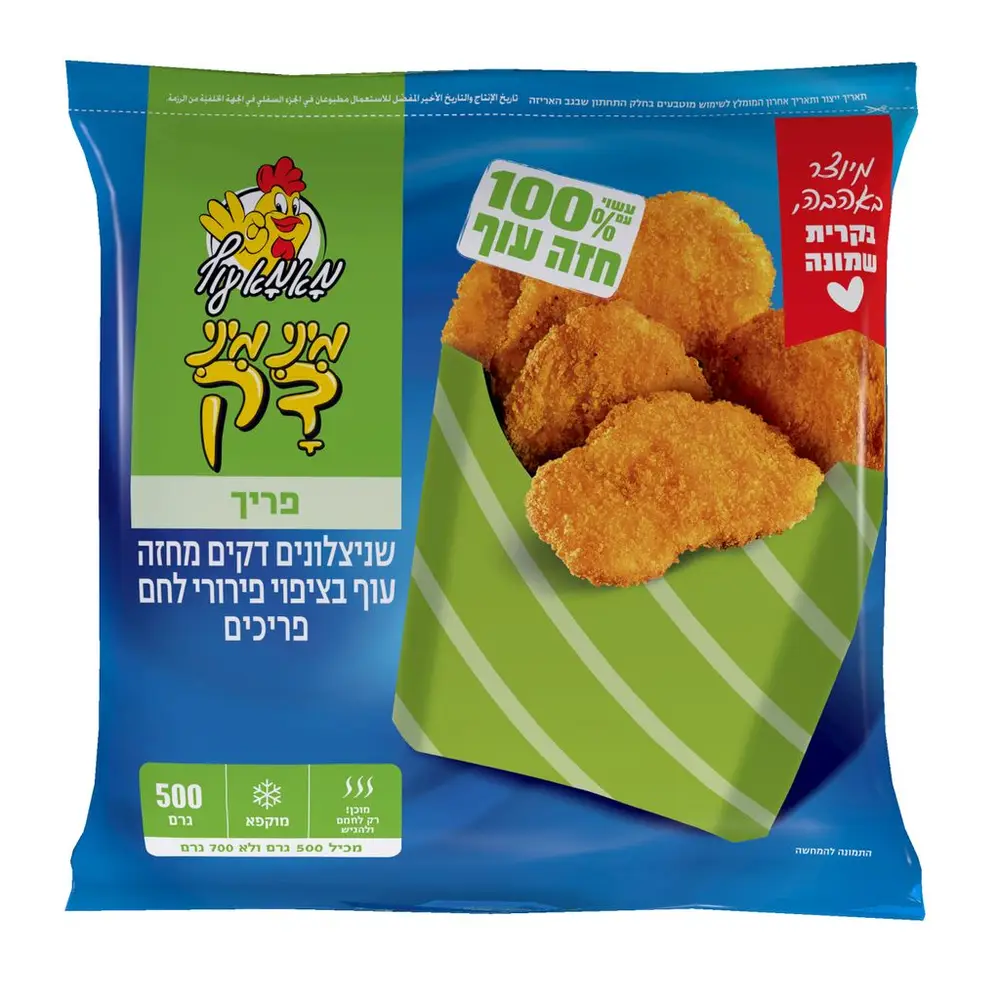 מיני מינידק שניצלונים בציפוי פריך