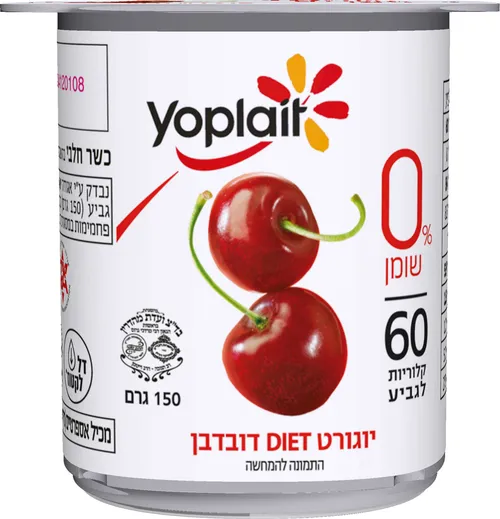 יופלה דיאט דובדבן 0% 150 גרם