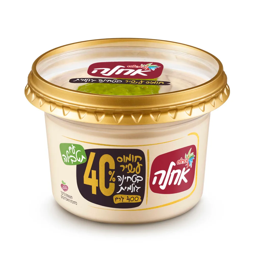 חומוס עשיר 40% בטחינה גולמית