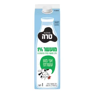 חלב מעושר 1% 1 ליטר
