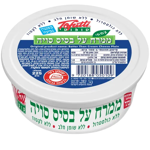 טופוטי ממרח טופו בטעם גבינה 227ג'