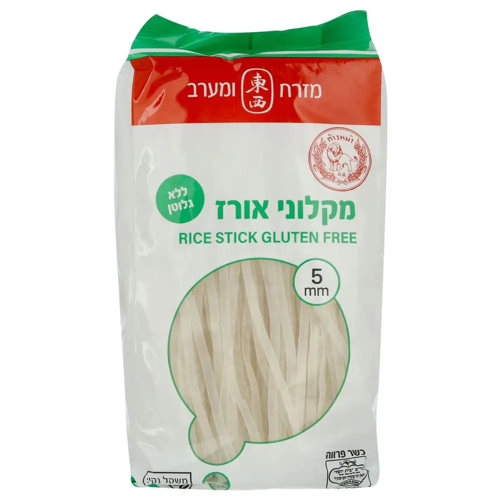 מקלוני אורז 5 מ"מ