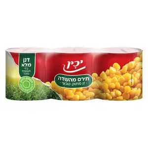 תירס מהשדה בלי תוספת סוכר יכין שלישייה