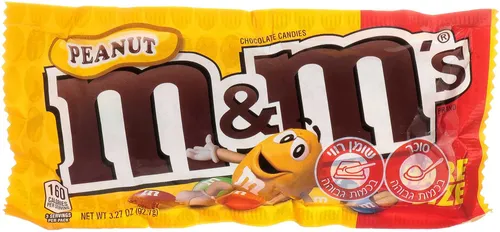 סוכריות בוטנים Ms&M אריזה בנונית
