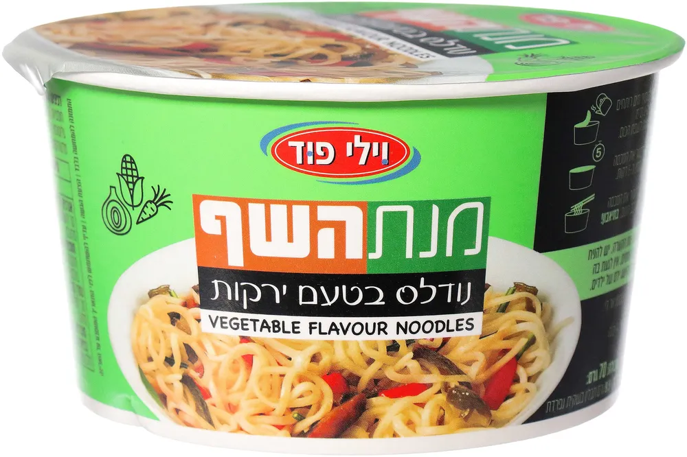 נודלס עם ירקות 70 גרם