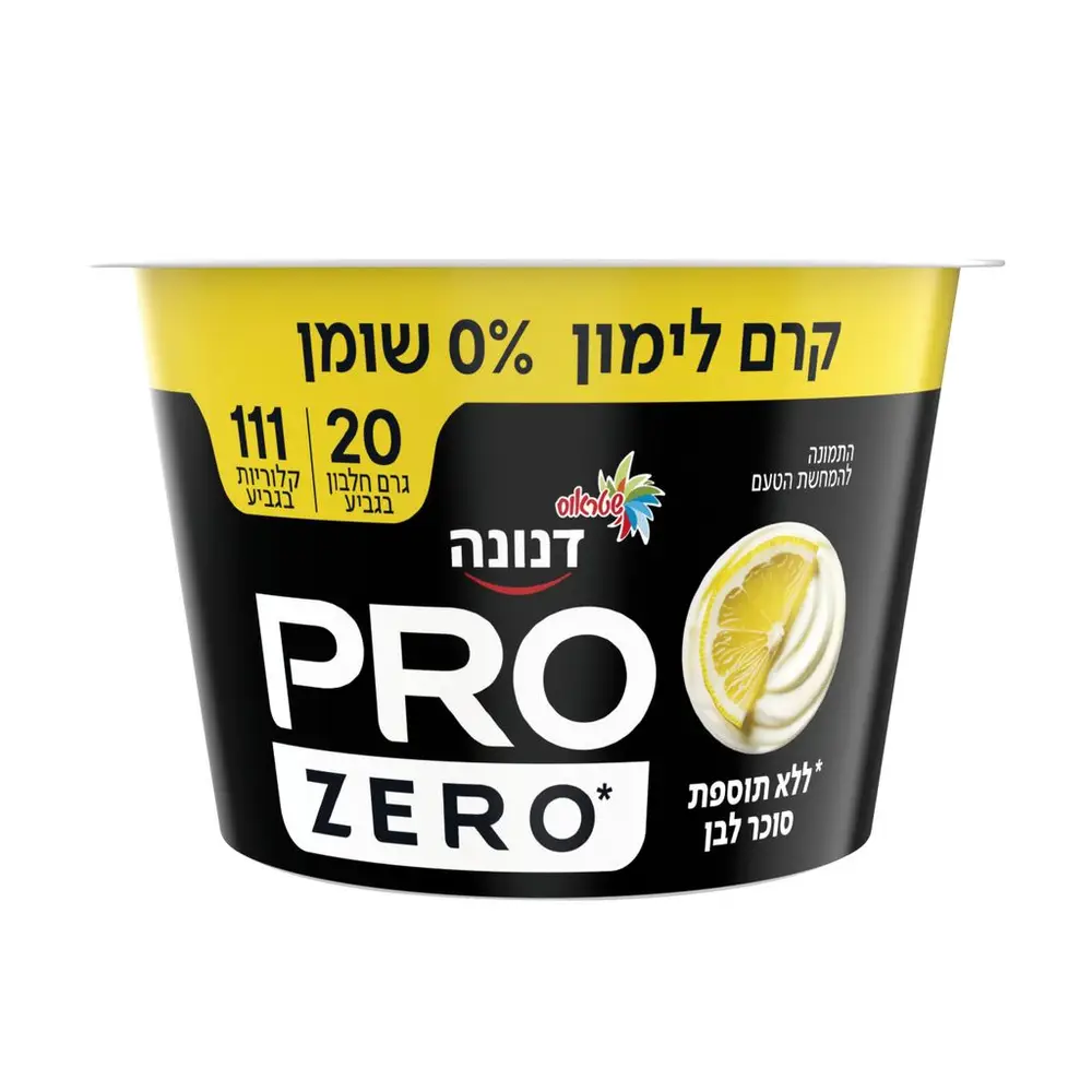 דנונה פרו 20 גרם חלבון קרם לימון ללס 200 גר'