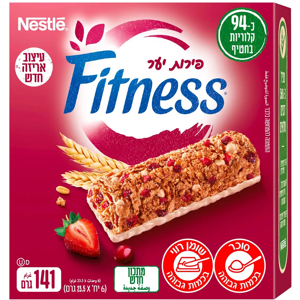 פיטנס ח.דגנים פירות יער מאח8 6*23.5ג.חדש