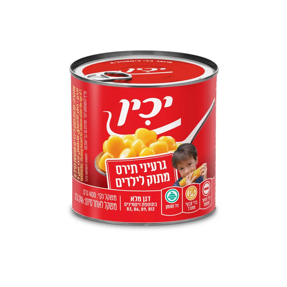 תירס קיד יכין מתוק 400 גר