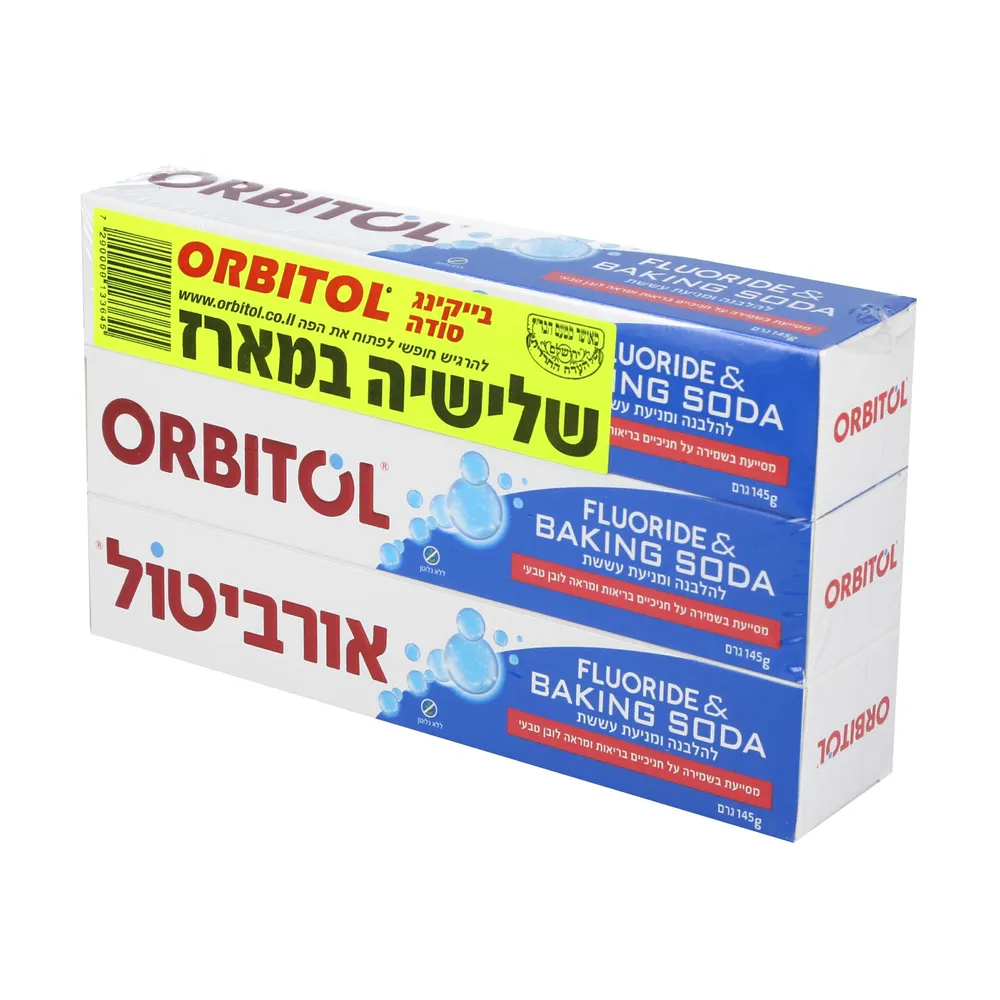 אורביטול משחת שיניים סודה 145X3ג'