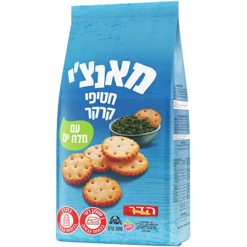 קרקר חטיפית מלח 12/0.300 הדר מאנצ'י