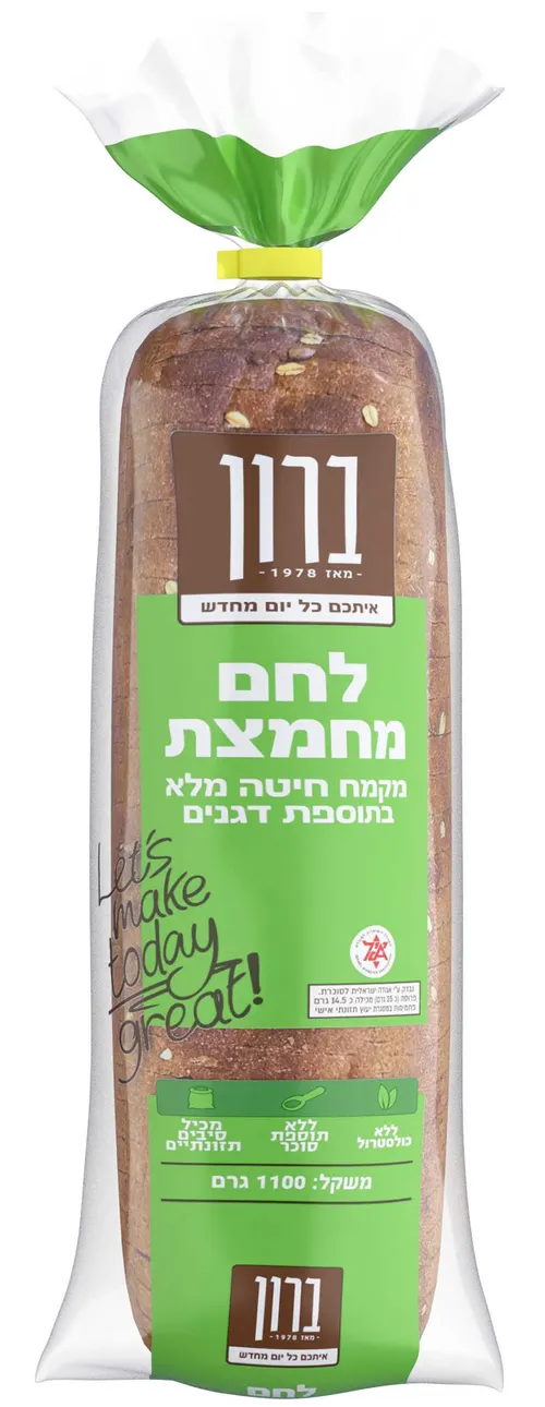 ברון לחם 7 דגנים קל ללא שמרים