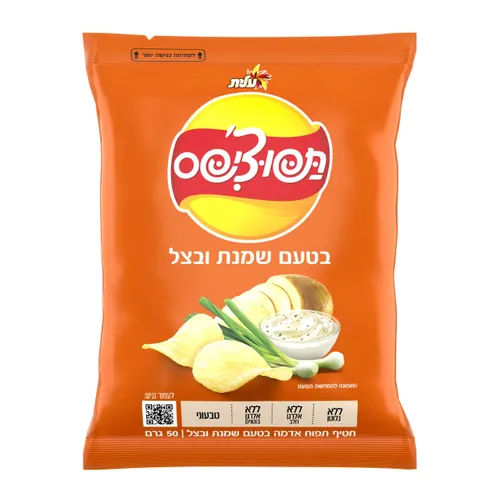 תפו שמנת בצל 50 גר 48 יח