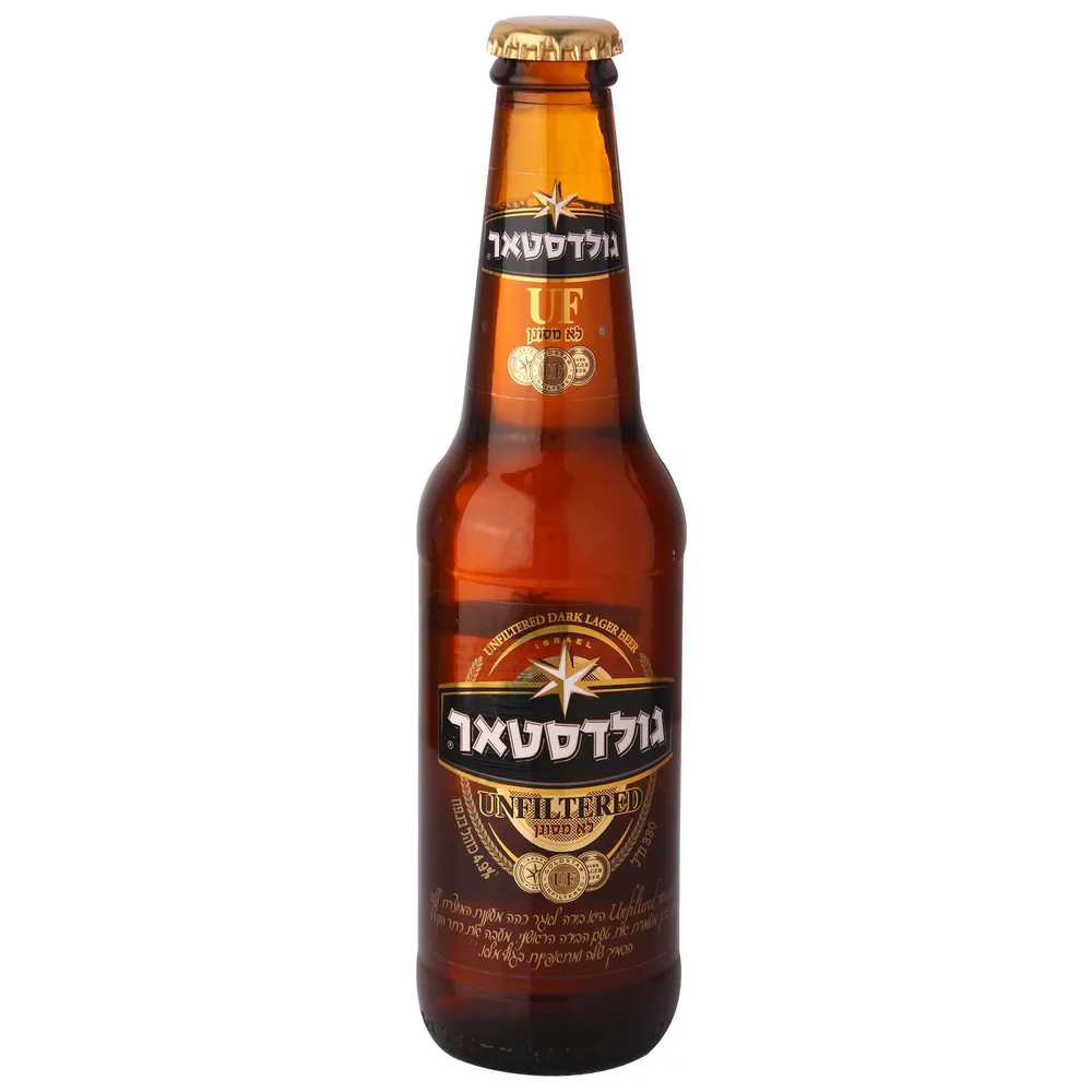 גולדסטאר לא מסונן 330 מל
