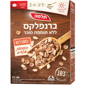 ברנפלקס טעם דבש עם שקדים