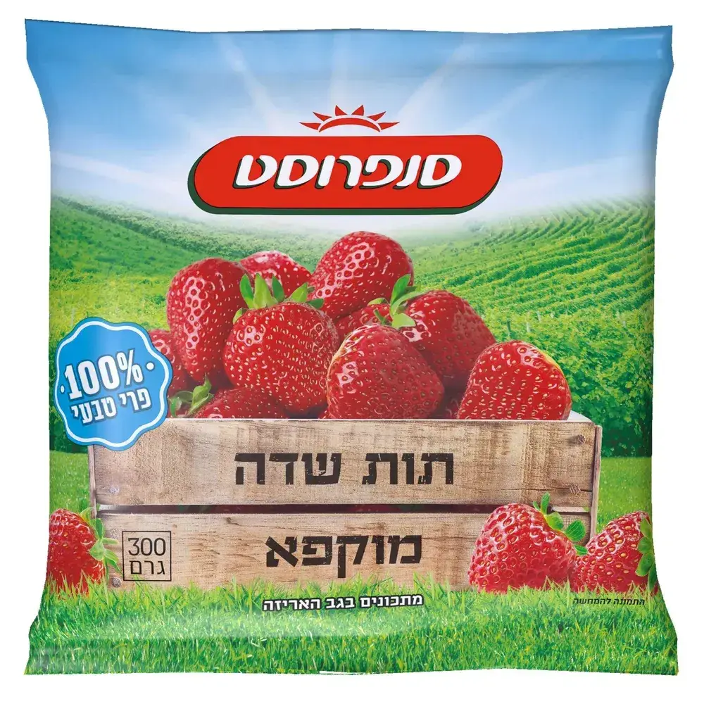 מיקס פירות קפואים תות 300 גר'