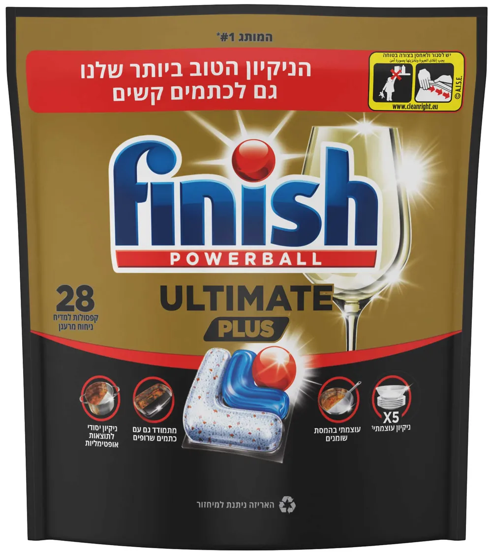 טבליות 28 יח פיניש אולטימייט פלוס