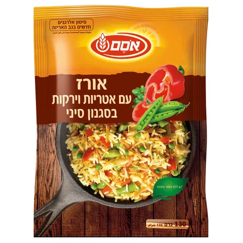 אסם אורז סיני עם נודלס 6*130ג