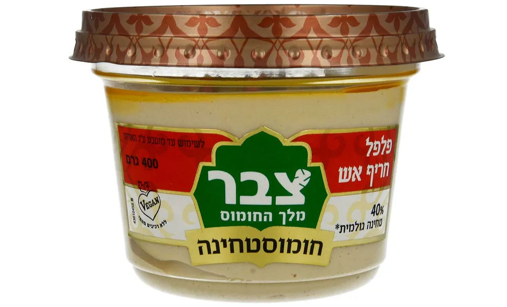 חומוס טחינה חריף צבר 400 גר'