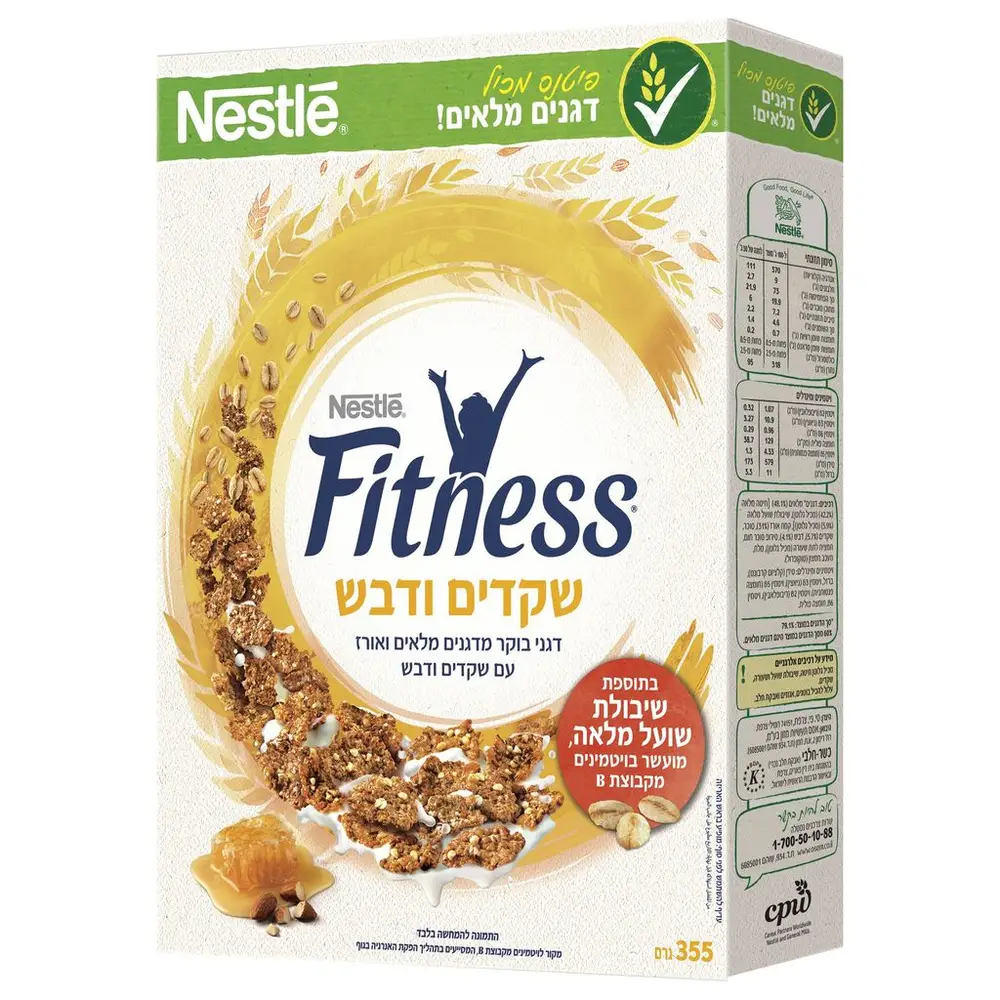 פיטנס דבש ושקדים