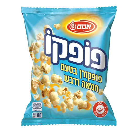 פופקו חמאה ודבש 40*80גרם