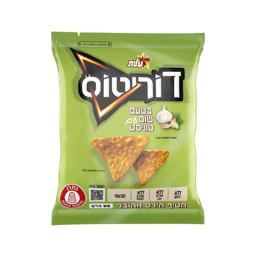 דוריטוס חמוץ חריף שום עם טוויסט 55 גרם