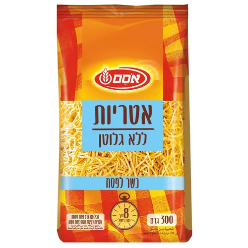 אטריות ללא גלוטן אסם כשלפ 300 גרם