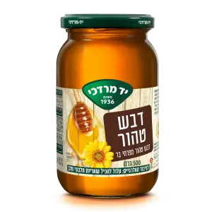 דבש טהור מפרחי בר י.מרדכי 500 ג'