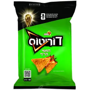 דוריטוס חמוץ חריף 12 יח` FIFA בטעם 185 גרם