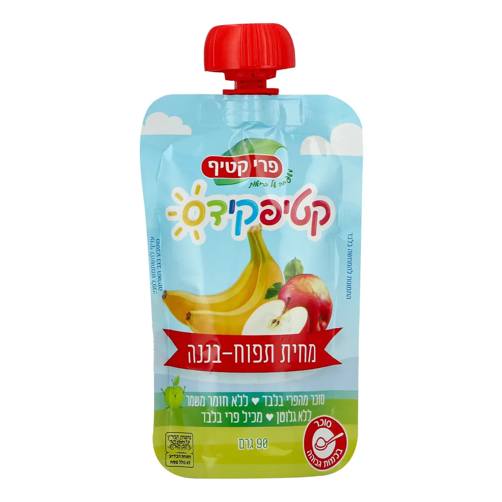 מחית תפוחי עץ ובננה 90 גרם