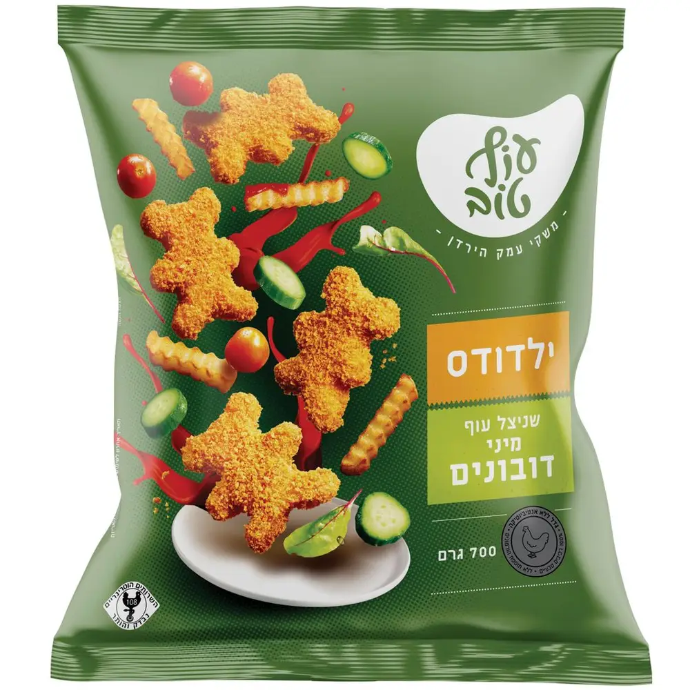 שניצל עוף מיני דובונים