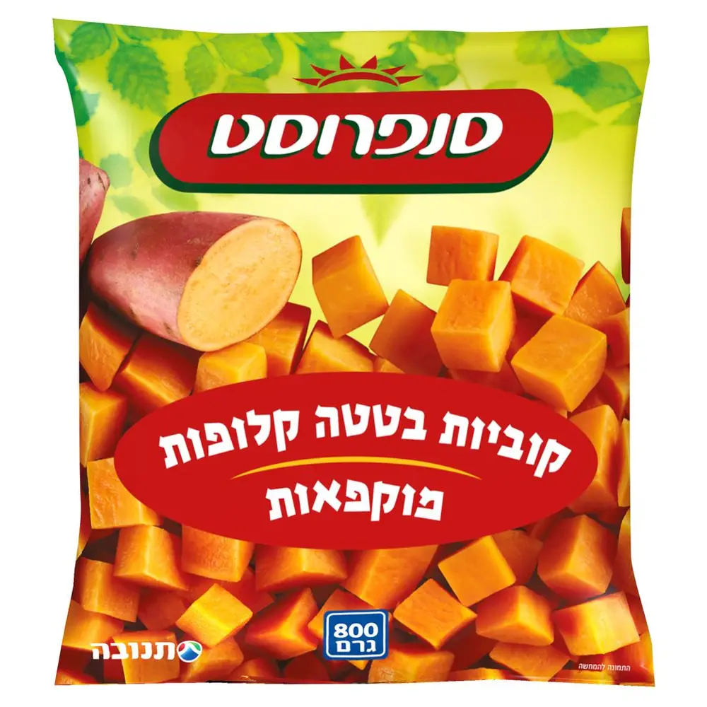 קוביות בטטה קלופות מוקפאות