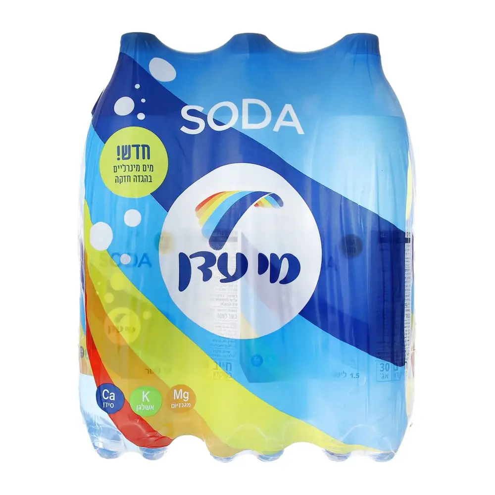 מי עדן סודה 1.5 ליטר שישייה
