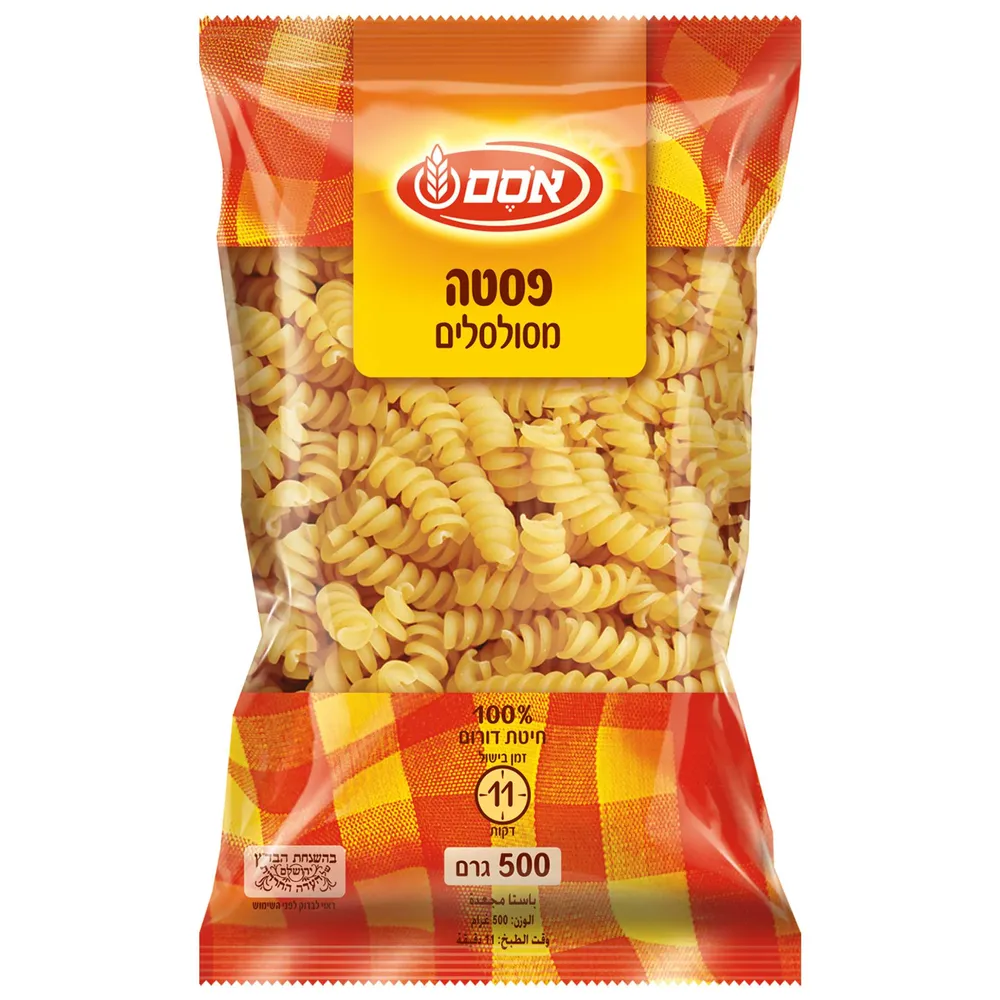 אסם פסטה מסולסלים אטלקי 12*500גרם