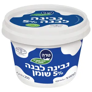 גבינה לבנה 5% 250 ג'