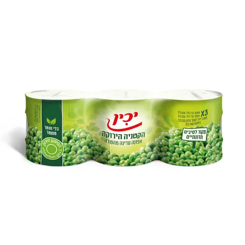 אפונת גינה שלשות 600 גרם יכין
