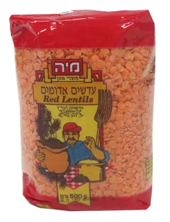 עדשים אדומים 500 גר' מיה