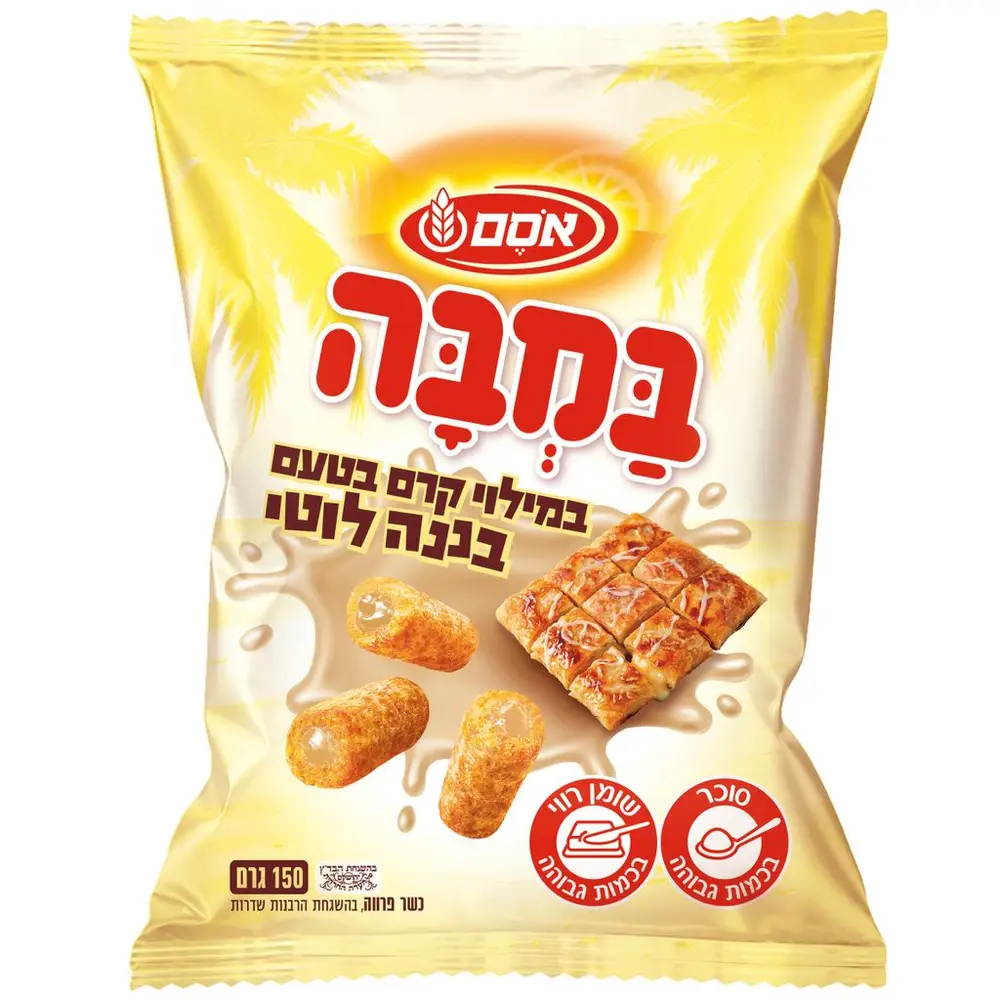 במבה במילוי בננה לוטי 24*150גרם