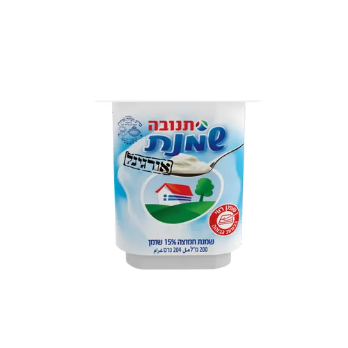 שמנת אורגינל15% 200 מל תנובה