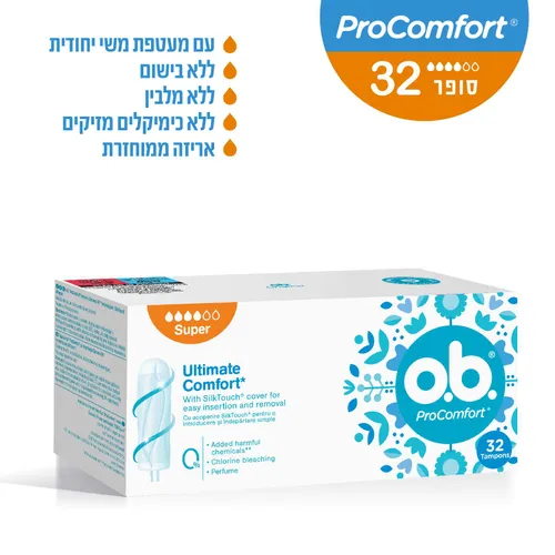 טמפוני אובה פרוקונפורט 32יח'
