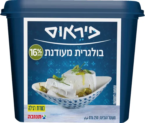 בולגרית 16% במרקם מעודן 250ג'