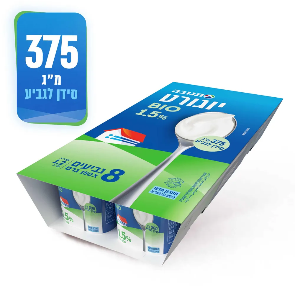מאגדת שמיניית יוגורט ביו 1.5%